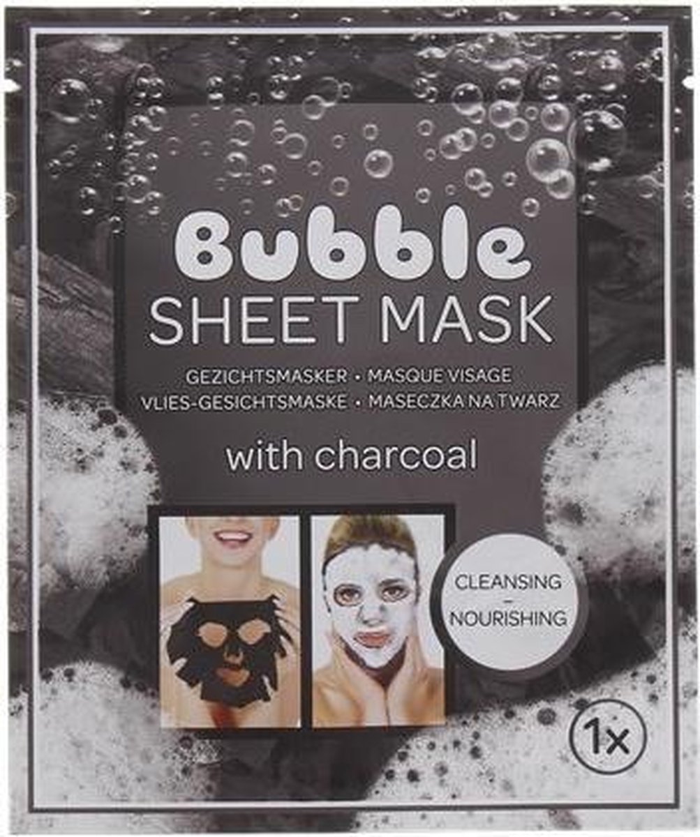 Bubble Mask | Schuimend | Houtskool masker | Cleansing & Nourishing | bol