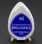 BD-000-018 Brilliance Dew Drop Mediterranean blue blauw