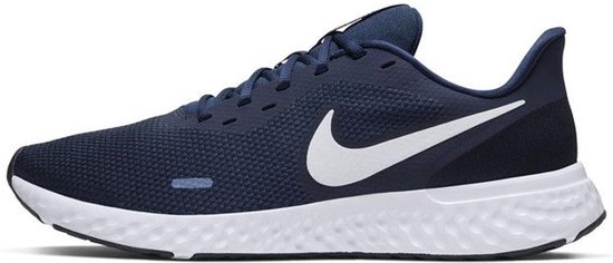Sportschoenen - Maat 43 - Mannen - donkerblauw/wit
