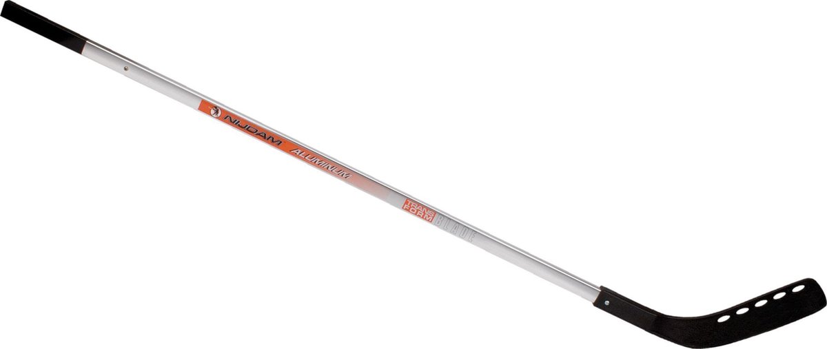 Nijdam Streethockeystick Aluminium – 135 cm – Zilver/Oranje