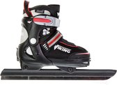 Viking Skates - Taille 28-31 - Unisexe - Noir / Gris / Rouge / Blanc Taille 28-31