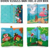 Tumama® Knisperboekje Baby Eerste Jaar “Dieren Vleugels“ Voelboekje - Sinterklaas Kerst Cadeau - Educatief Voel Knisper Boek Speelgoed