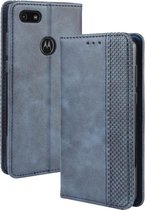 Motorola Moto E6 Play Hoesje - Book Case - Blauw