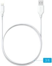 Anker PowerLine Apple Lightning Kabel 0.9m Wit