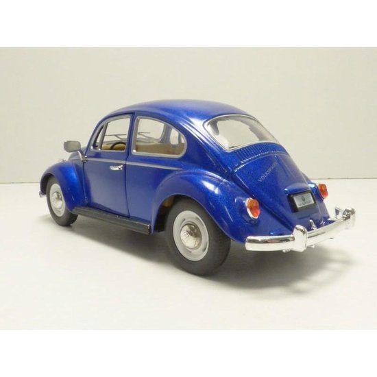 documentaire Gek Nauw Modelauto Volkswagen Kever blauw 17 cm - speelgoed auto schaalmodel -  miniatuur model | bol.com