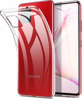 Hoesje Geschikt Voor Samsung Galaxy Note 10 Lite Hoesje TPU Back Cover - Transparant - Copy
