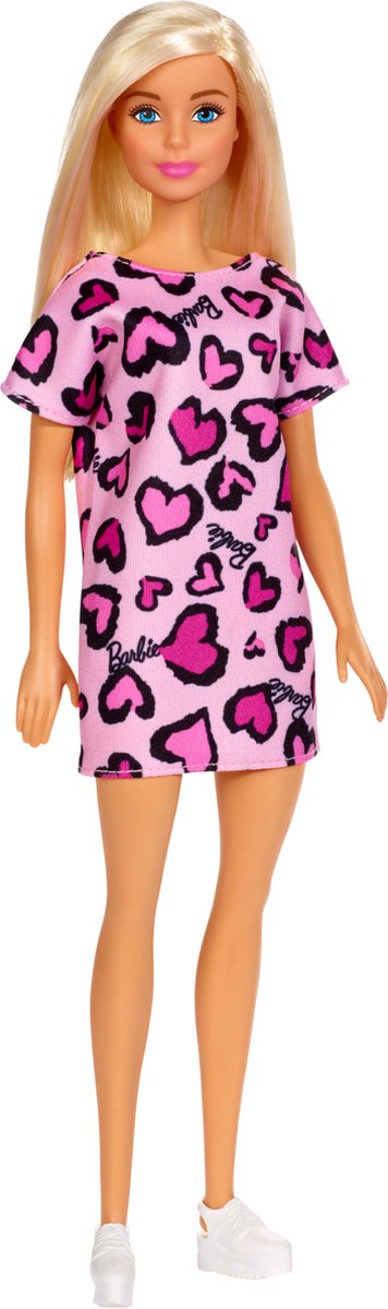 Barbie Pop met Klassieke Outfit  Roze jurk - Barbiepop - Barbie