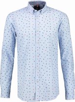 Lerros Lange mouw Overhemd - 29N1187 413 LIGHT BLUE (Maat: M)