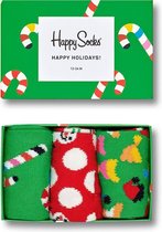 Happy Socks Sokken Kids Holiday Gift Box Groen Maat:12-24 mnd