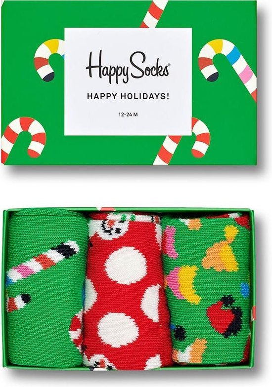 Happy Socks Kids Holiday candy giftbox - Maat 12-24M