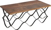 Raw Materials Factory Wave Salontafel - Gerecycled hout - 120x60x49 cm