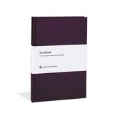Notitieboek Rockbook 130x210mm lijn softcover HC Paars Mulberry