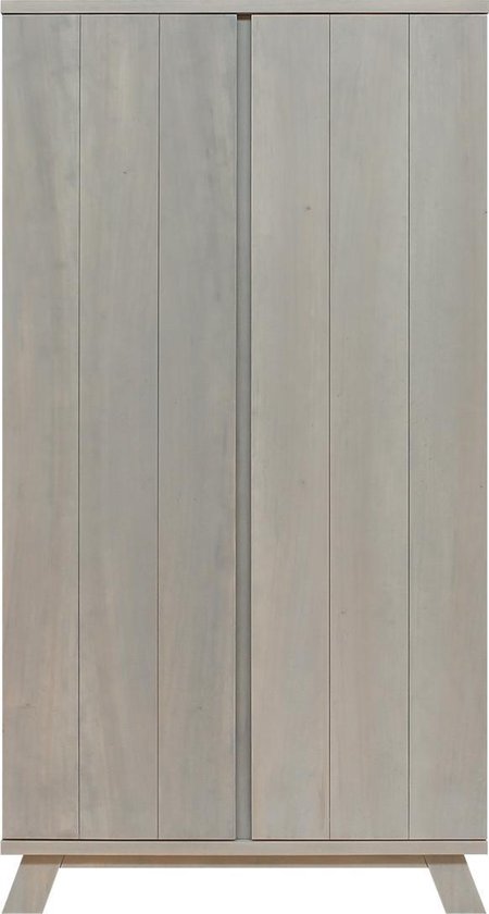 Bopita Pebble Wood 2-Deurskast XL - Gravel Wash | bol.com