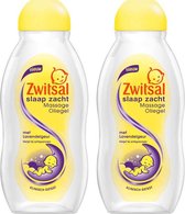 Zwitsal Slaap Zacht Massage olie gel Lavendel - 2 x 200 ml - baby