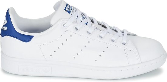 adidas Stan Smith J Sneakers - Cloud White/Cloud White/Eqt Blue - Maat 38 |  bol.com