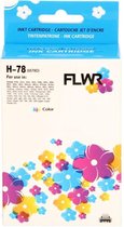 FLWR - Cartouche d'encre / 78A / Couleur - Convient pour HP