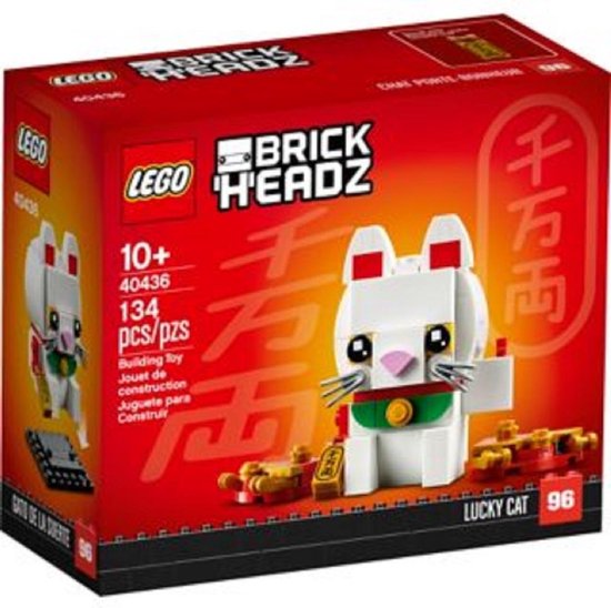 Foto: Lego brickheadz gelukskatje