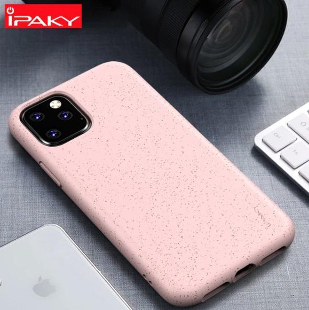 iPaky Schokproof iPhone 11 Hoesje - Roze - Silicon Backcover