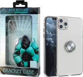 ATB Design Ring Houder Case TPU iPhone 11 - Transparant