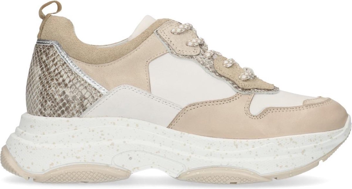 Sacha Dames Beige dad sneakers - Schoenen.nl
