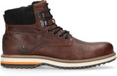 Sacha - Heren - Bruine hoge veterboots - Maat 43