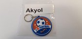 Akyol - I love Voetbal sleutelhanger - voetbal - sport - cadeau - kado - geschenk - gift - verjaardag - feestdag – verassing – balsport – voetbalschoenen – speelveld