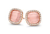 Velini jewels -EA6330P -Oorbellen -925 Zilver rosé -Gekleurde Cubic Zirkonia
