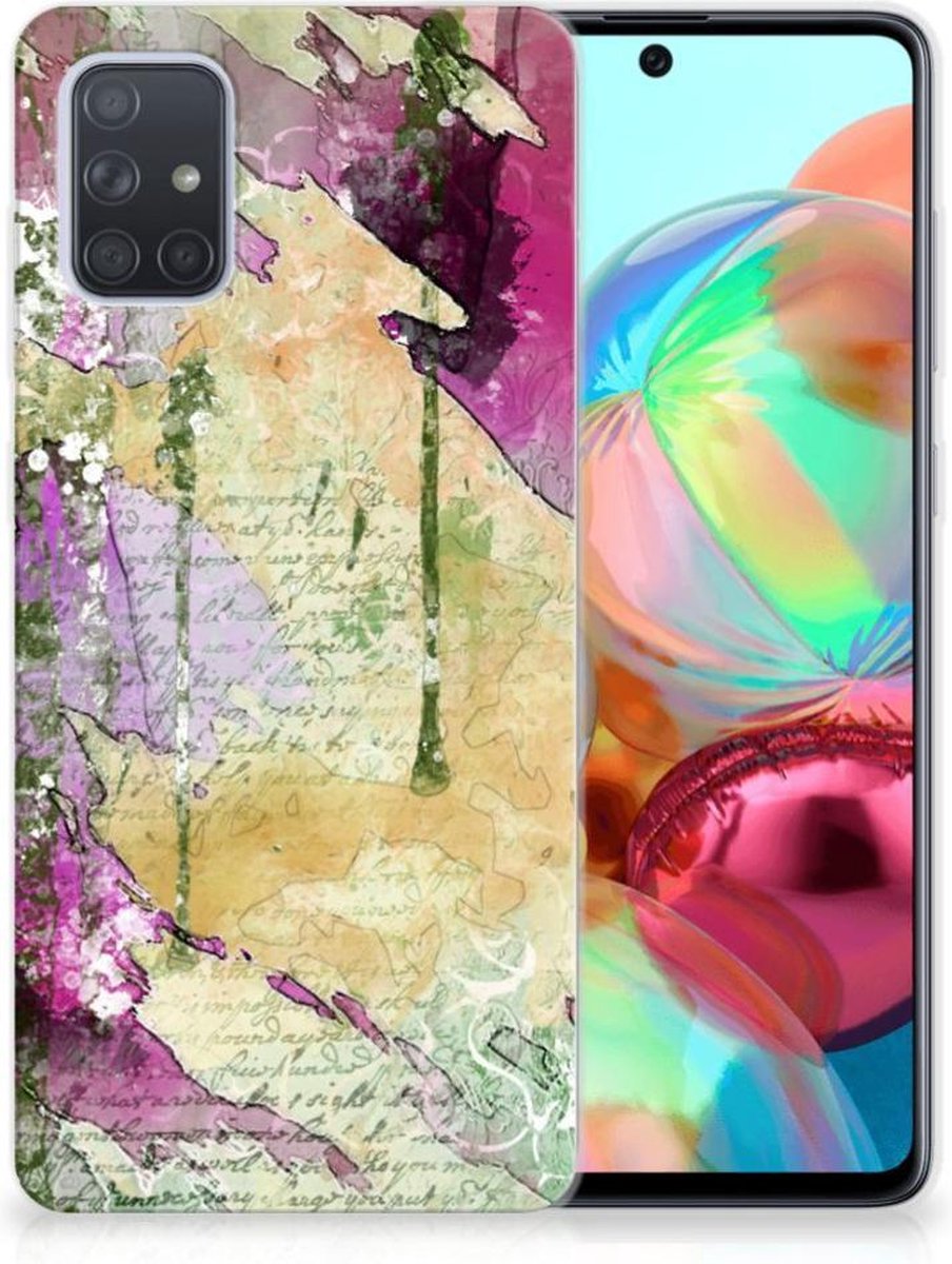 Hoesje maken Samsung Galaxy A71 Letter Painting