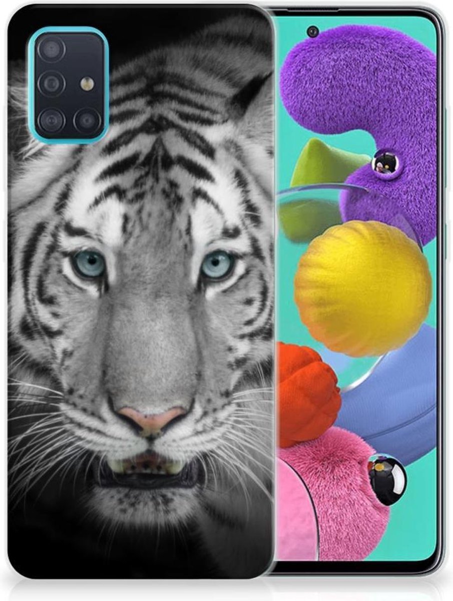 Samsung Galaxy A51 TPU Hoesje Tijger
