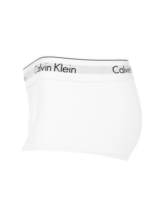 Afrekenen Wees tiener Calvin Klein dames Modern Cotton hipster slip - boyshort - wit - Maat: S |  bol.com