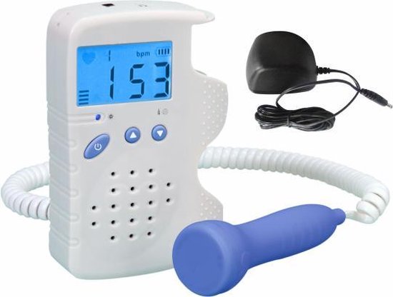 Bol Com Babysafety Professionele Doppler Baby Hartslag Monitor Babydoppler Incl Accu