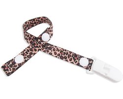 Product: Fopspeen Clip | Baby Speen Clip | Speen Koord | Riem | Lint | Panter Print, van het merk EPIN