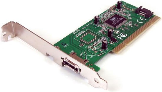 StarTech 1-poort eSATA + 1-poort SATA PCI SATA Controller-kaart met  LP-bracket | bol.com