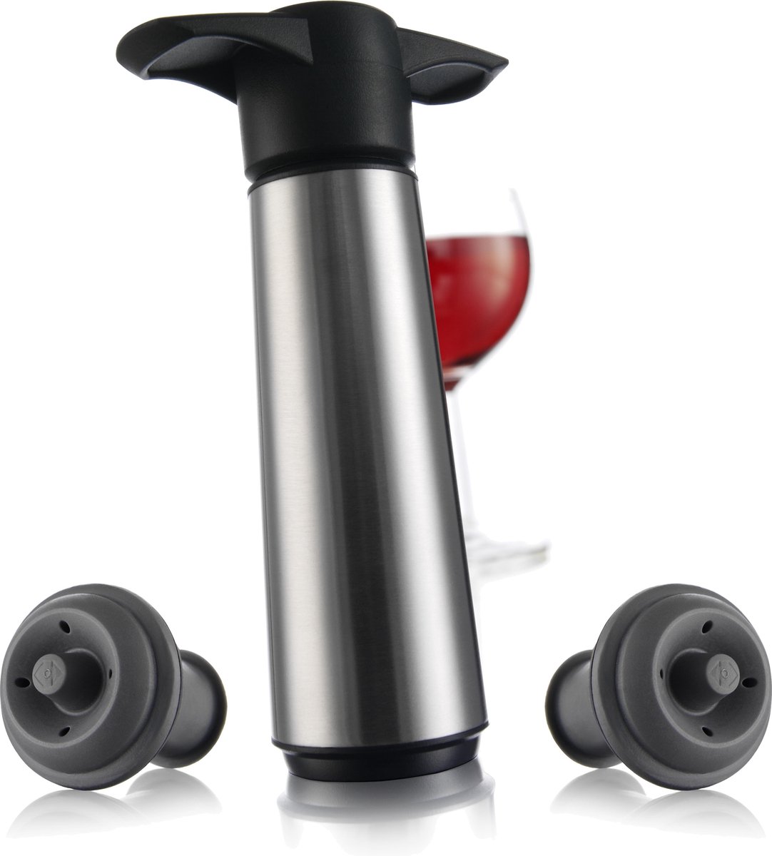 Tenen Opheldering verkoopplan WineSaver Gift pack deluxe RVS - Vacuvin | bol.com