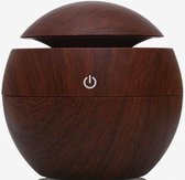 Aroma diffuser 130 ml met led verlichting / vernevelaar / luchtbevochtiger / verdamper / geurverspreider / aromatherapie /  diffusers + 1 flesje olie erbij (10ml)