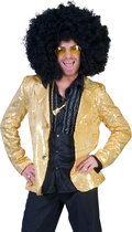 Disco Showjas Goud | Maat 56-58 | Carnaval kostuum | Verkleedkleding
