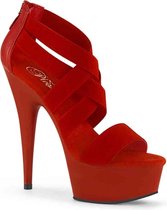 Pleaser Hoge hakken -37 Shoes- DELIGHT-669 Rood