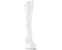 EU 36 = US 6 | KISS-3010 | 6 Heel Platform Thigh Boot