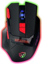 Battletron USB Optische Game/Gaming Muis | 8 Knoppen Instelbare & 7verschillende kleuren DPI 2400