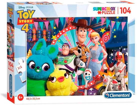 Clementoni Legpuzzel Disney Toy Story 4 Supercolor 104 Stukjes | Games ...
