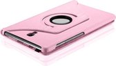 Xssive Tablet Hoes Case Cover voor Samsung Galaxy Tab A 10.5 2018 T590 - 360° draaibaar - Soft Pink
