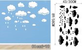 3D Sticker Decoratie Mooi Cloud Muurtattoo Wolken Sticker - Kid Slaapkamer Wanddecoratie Babykamer Decal Muurschildering DIY Home Decor Vinyl - Cloud10 / Small