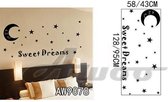 3D Sticker Decoratie Dromenvanger Sweet Dream Muurstickers Slaapkamer Vinyl Art Sticker Woondecoratie Vlinders Muurstickers - AW9078 / Small