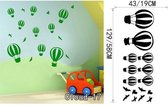 3D Sticker Decoratie Sky Cloud Luchtballon Vinyl Verwijderbare Woondecoratie Kinderen Kinderkamer Kind Baby Slaapkamer Muurschildering Muurstickers Decal voor Jongen Meisje - Cloud