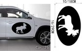 3D Sticker Decoratie Grappig Creatief Cartoon Kat Decoratie Auto Stickers Auto Voertuig Raam Dierlijke stickers Auto Buiten Styling Decoratie - Car25 / Small