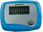Stappenteller - Mini - Afstandsmeter - Calorie Verbrandings Meter - LCD - Blauw