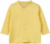 Name it Meisjes Cardigan Bonny - Geel - Maat 68