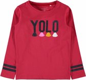 Name it t-shirt meisjes - rood - NMFlayolo - maat 80