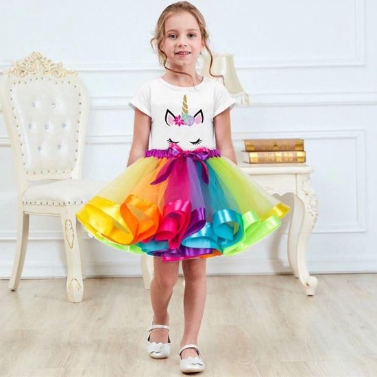 3 in 1 set Cakesmash outfit First Birthday Rainbow Unicorn outfit Eerste. bol