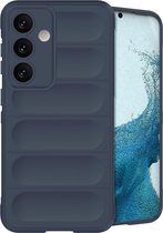 iMoshion Hoesje Geschikt voor Samsung Galaxy S24 Plus Hoesje Siliconen - iMoshion EasyGrip Backcover - Donkerblauw